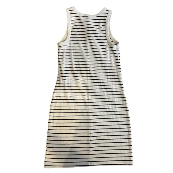 A New Day Black/White Striped Dress | Size X-Small - Picture 6 of 8